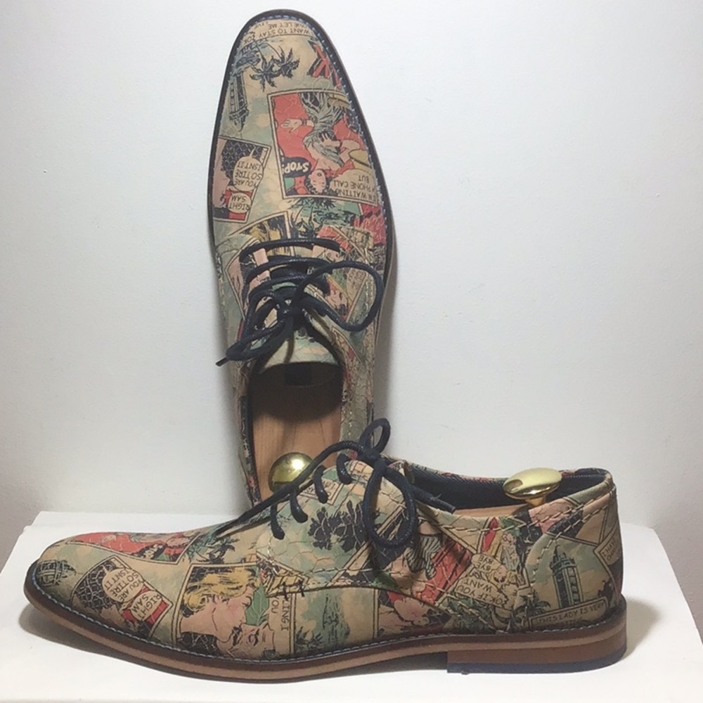 Steve Madden - Comic Strip Print Oxford